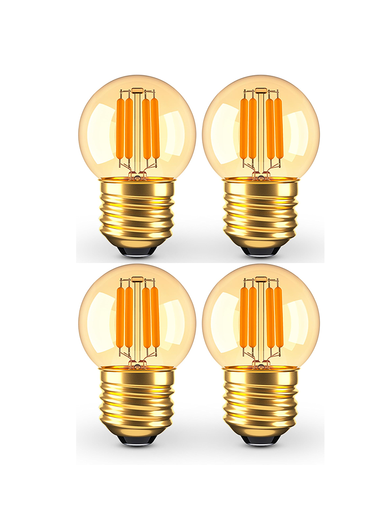 Extra Warm Globe Bulbs - E26, 2200K, G40