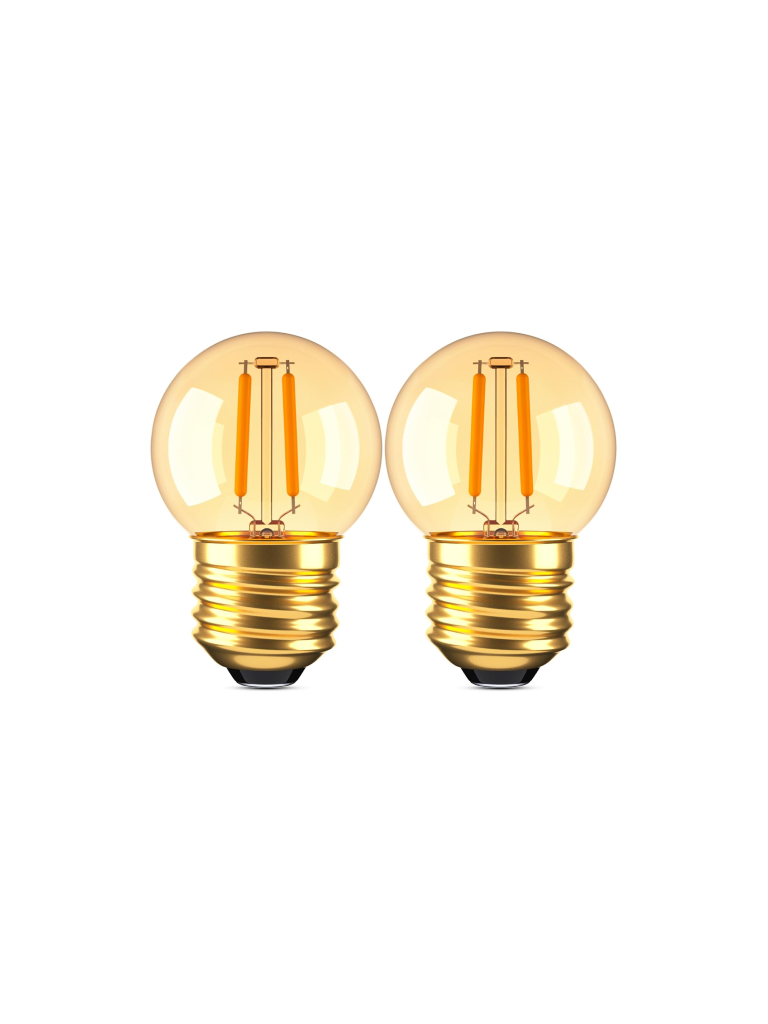 Extra Warm Globe Bulbs - E26, 2200K, G40
